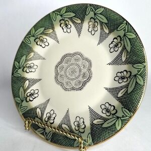 Vintage MPK Bavaria Porcelain Round Dessert Plate 7.5" Diameter Floral